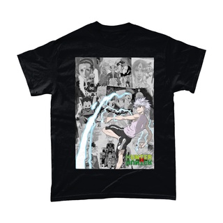 ขายดี เสื้อยืด พิมพ์ลายอนิเมะ Killua Hunter X Hunter Manga Strip HXH ACplih65DIiljj64S-5XL