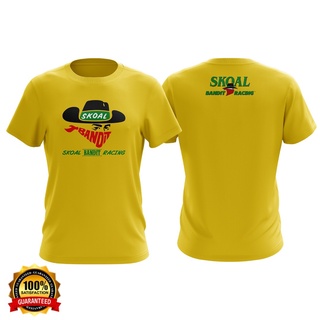 คอตต้อนคอกลม[พร้อมส่ง] ผ้าฝ้าย 100%!! Baju Motor Skoal Bandit เสื้อยืด สําหรับแข่งรถจักรยานยนต์S-5XL