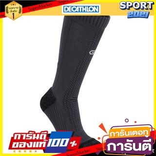 ถุงเท้ายาวครึ่งแข้งเนื้อหนาสำหรับใส่วิ่งรุ่น KIPRUN (สีดำ) Thick half-shin socks for running - KIPRUN (black)