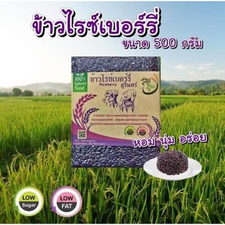 ข้าวไรซ์เบอร์รี่ เกรดA ปลอดสาร 500 กรัม