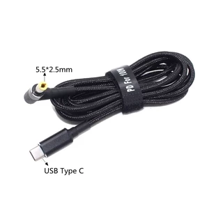 45w 65W 90W 100W USB Type C PD สายชาร์จสายไฟ USB C Plug Converter to แล็ปท็อปอะแดปเตอร์เชื่อมต่อสําหรับแล็ปท็อปสากล