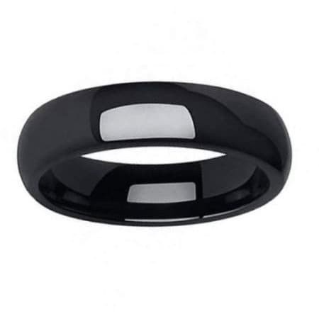 CERAMIC Black Ring แหวนสีดําสําหรับผู้ชายและผู้หญิง Scratch & Rust Resistance