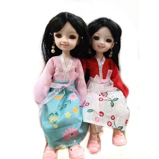 ตุ๊กตาโย มีข้อต่อ สูง 28 ซม. งอแขนงอขา แถมชุดและรองเท้า Yo Dolls with outfit and shoes