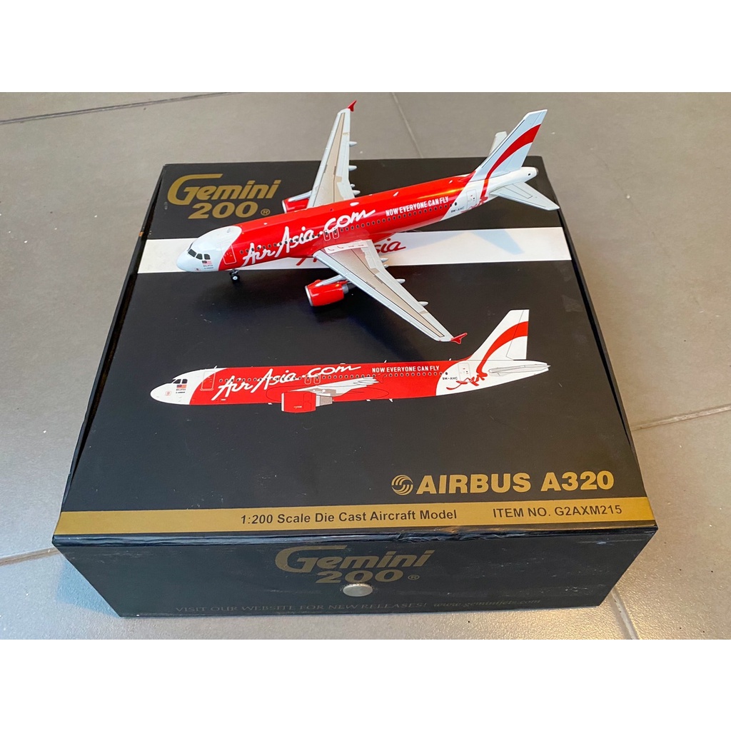 โมเดล เครื่องบินแอร์เอเชีย Airbus A320