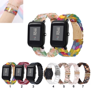 สายเรซินใสสำหรับ Huami Amazfit Bip Lite S U Bip 3 pro / GTS / GTS2/ GTS2 mini/ GTS3 / GTS4 / Neo/ GTR 42mm