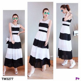 Maxi dress (โค้ดช้อปฟรี 120 บาท)