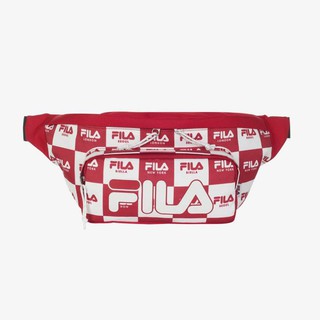 กระเป๋าคาดเอว Fila - Check Pattern Coat Waist Bag ของใหม่ ของแท้ ส่ง กระเป๋าสะพายข้าง กระเป๋าคาดอก ฟีล่า