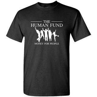 T-shirt  เสื้อยืดคอกลม ผ้าฝ้าย พิมพ์ลาย The Human Fund George Charity Festivus คุณภาพสูง สไตล์เรโทร สําหรับผู้ชายS-5XL