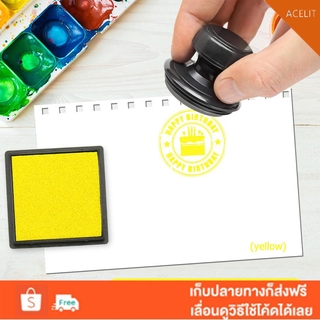 ACT แผ่นหมึกตราประทับ สำหรับงาน DIY ตกแต่งกระดาษ การทำการ์ด