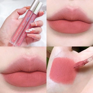 HLLR Hai Lun Li Ren Velvet Mist Lip MATTE ลิปซอฟท์แมท ลิปซอฟท์แมท สีสวย เกลี่ยง่าย ติดทน ปากไม่แห้ง ลิปจุ่ม กันนำ้ สีสวย