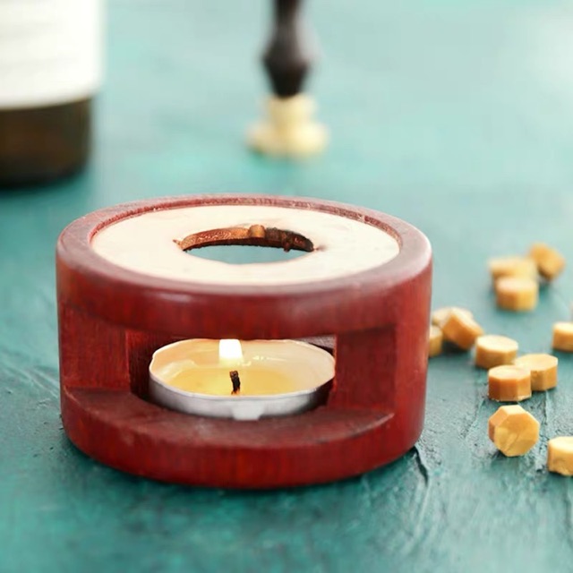 🔥ชุดเตาหลอมขี้ผึ้งครั่งแถมช้อน+เทียน แบบไม้/เหล็ก มีให้เลือกหลายแบบ คุ้มมาก! - รูปที่ 2