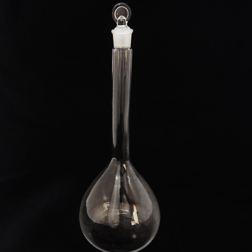ขวดวัดปริมาตร จุกปิดแก้ว Class A 1000 มิลลิลิตร Volumetric Flask with Glass Stopper (Class A) 1000 ml.