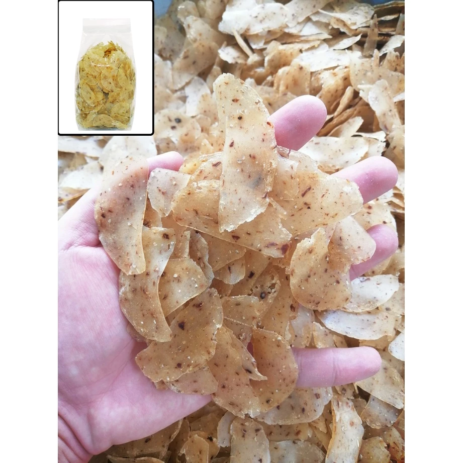 ข้าวเกรียบเห็ดหอมแผ่นดิบ ขนาด 500 กรัม 1000 กรัม (ทานฝัน)