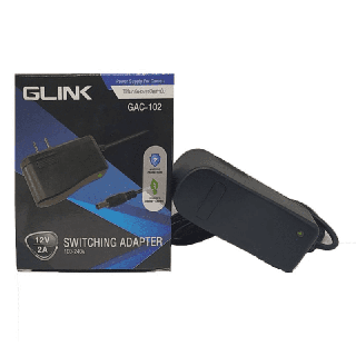 โปรโมชั่น : Glink Adapter อะแดปเตอร์กล้องวงจรปิด 12V2A 5.5x2.5 รุ่น GAC-102
