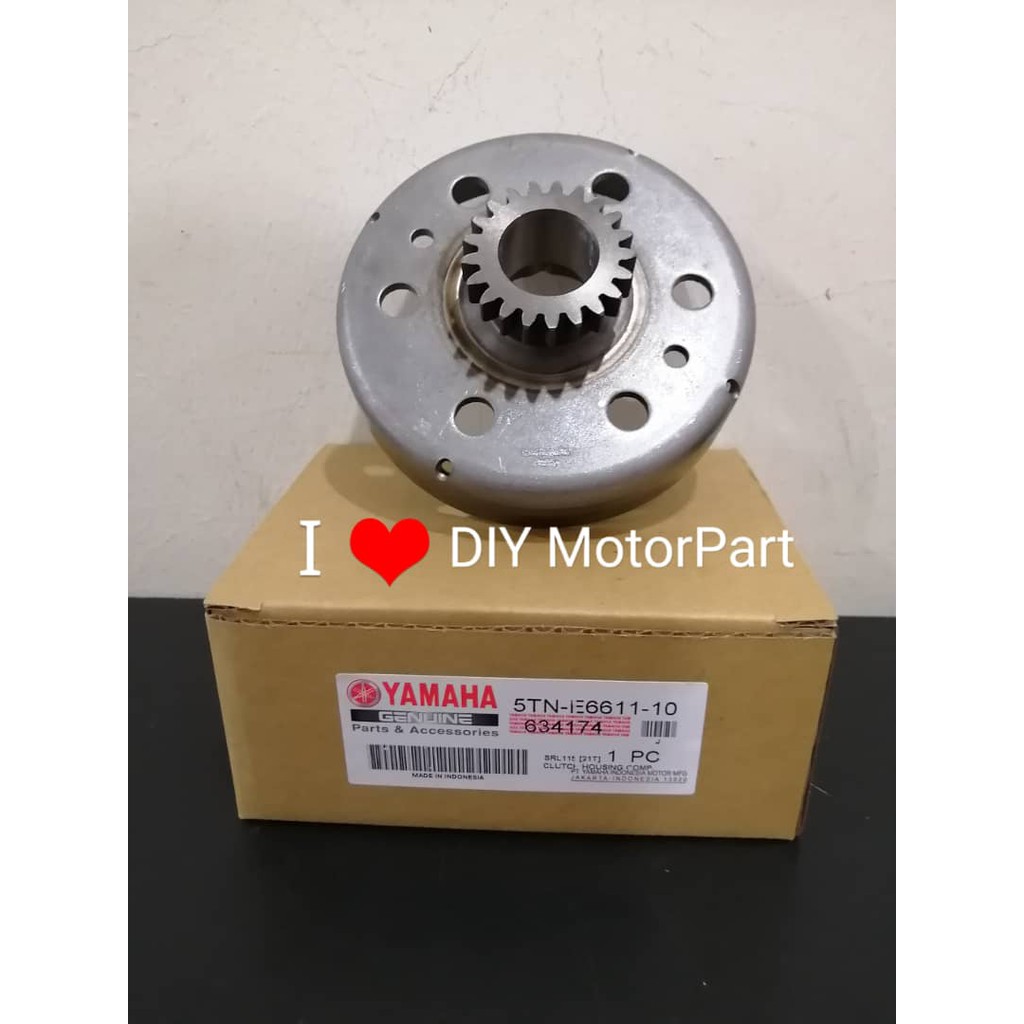 Yamaha SRL 115 Fi SRL115 115i Lagenda Auto Clutch Comp Assy Mangkuk รองเท้ารถจักรยานยนต์ Motosikal