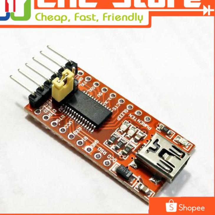 โมดูลแปลงสัญญาณ ปลอดภัย (BRD-0009) FTDI FT232RL FT232 USB เป็น TTL ...