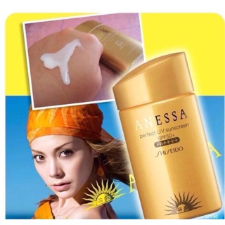   Anessaสีทอง  Perfect UV Sunscreen A+N SPF 50+ PA++++