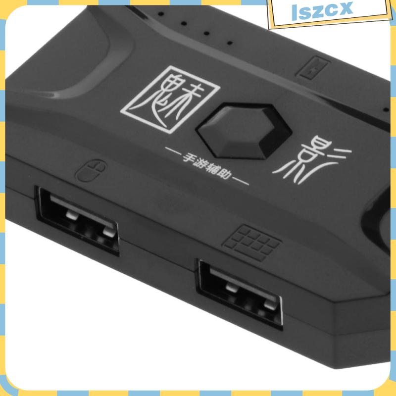 Mobile Gaming Keyboard Mouse Console Gamepad Adapter USB Hub Converter