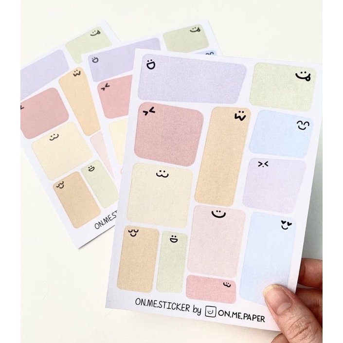 Happy Sticker Size A6