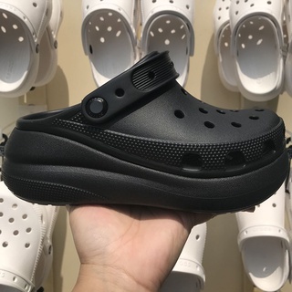 รองเท้า crocs ผู้หญิง crocs CLASSIC CRUSH CLOG รองเท้าหัวโตผู้หญิง รองเท้าแตะผู้หญิงมีส้น รองเท้านุ่มเหมือนเหยียบขี้