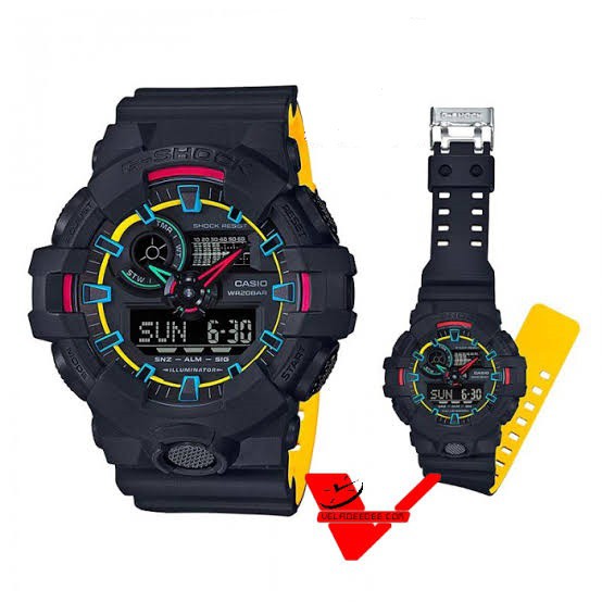 นาฬิกาข้อมือ Casio G-Shock ผู้ชายกีฬานาฬิกาควอตซ์ GA-700SE-1A9