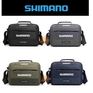 Shimano กระเป๋าถือ กระเป๋าสะพายไหล่ลําลอง น้ําหนักเบา คุณภาพสูง เหมาะกับการพกพาเดินทาง ตั้งแคมป์กลางแจ้ง สําหรับผู้ชาย