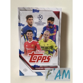 2021-22 Topps UEFA Champions League Soccer Hobby Box. ท็อปปส์ ยูฟ่า แชมเปี้ยนส์ลีก กล่องใหม่ ซีล