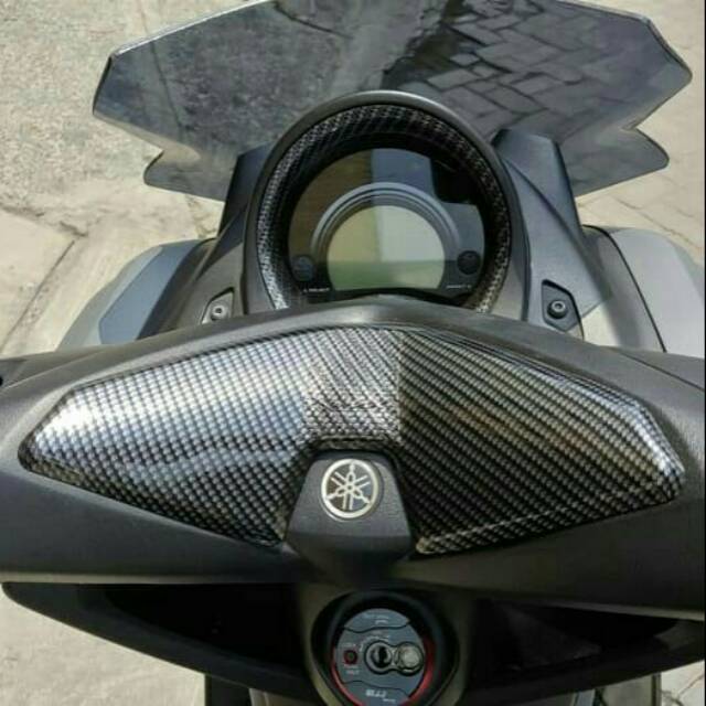ฝาครอบแฮนด์ Nmax Old Carbon NEMO