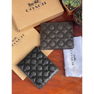 กระเป๋าสตางค์ใบสั้น Coach short wallet with Card holder