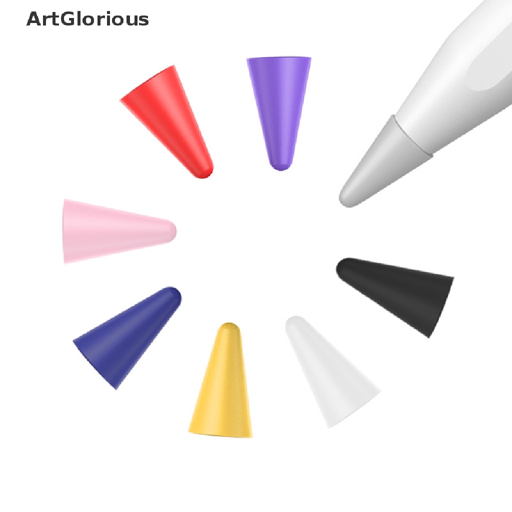 Art ปลอกหุ้มปลายปากกา สีสันสดใส สําหรับ Apple Pencil 1 2 Touch Screen 10 ชิ้น