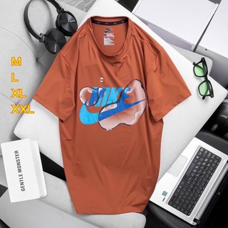 nike เสื้อยืดแขนสั้นออกกำลังกายผู้ชาย