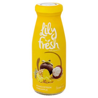 🚚💨พร้อมส่ง!! ลิลลี่เฟรช น้ำมังคุด 85% ผสมน้ำสับปะรด 15% 180มล. Lily Fresh 85% Mangosteen Juice with 15% Pineapple Juice