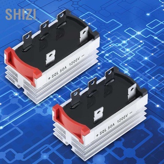 Shizi วงจรเรียงกระแสไดโอด 3 เฟส 50 แอมป์ 1200V 2 ชิ้น