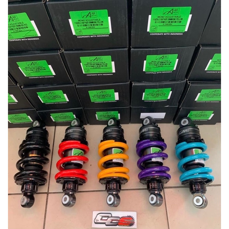 โช๊คแต่ง 205MM แบรนด์ aji สำหรับ EXCITER150 / EXCITER155 vva