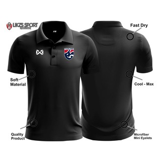 เสื้อโปโล ลายทีมชาติฟุตบอล Jersey DX1 Baju Berkolar Negara Football Futsall