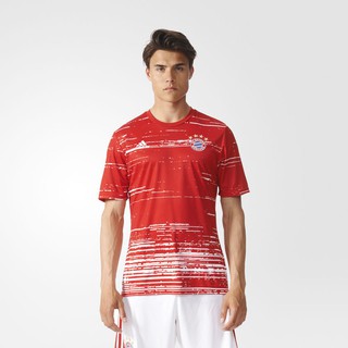 Adidas เสื้อฟุตบอล Bayern Munich Prematch 2017 AX7015 (Red)