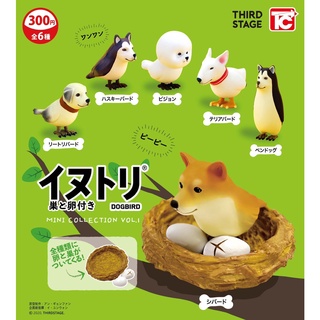 // ✿ พร้อมส่งยกชุด ✿ กาชาปองน้องหมานกในรัง DOGBIRD &amp; Nest Mini Figure Collection