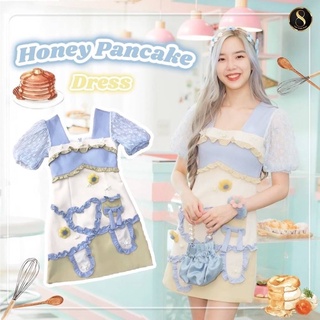 💎พร้อมส่ง💎8studio 🦋 Honey pancake dress