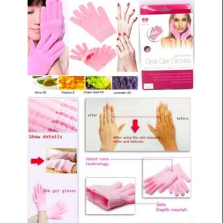 ถุงมือสปา Spa  Gel Gloves บำรุงมือให้นุ่มเนียนน่าสัมผัสเป็นธรรมชาติ