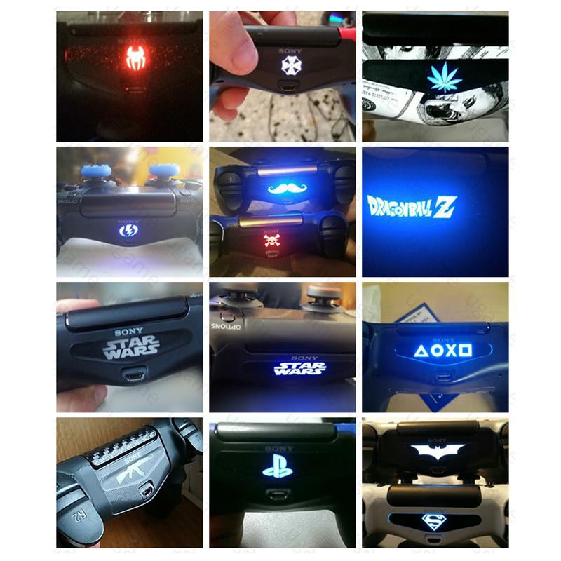 สติกเกอร์บาร์ไฟ LED สําหรับจอย PS4 (4 ชิ้น 9 ชิ้น 48 ชิ้น)