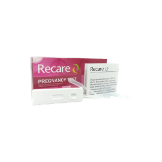 Recare ชุดตรวจครรภ์ตลับ แม่นยำ 99% ที่ตรวจครรภ์แบบหยด ที่ตรวจครรภ์แบบตลับ Pregnancy test แบบปัสสาวะผ่าน ที่ตรวจไข่ตก