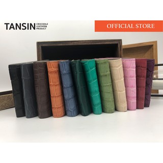 TANSIN / แทนสิน / กระเป๋าสตางค์หนังจระเข้ส่วนท้อง B-US