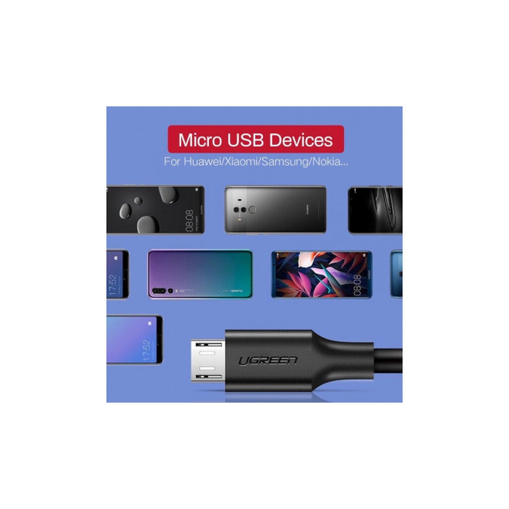 UGREEN USB 2.0 A to Micro USB Cable Nickel Plating