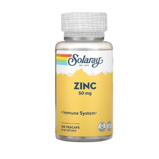 Solaray Zinc 50 mg 100 VegCaps