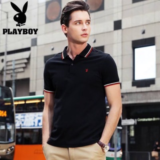 playboy เสื้อโปโลแขนสั้น