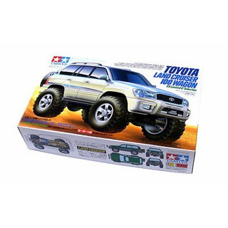 พลาสติก โมเดล ประกอบ TAMIYA MINI 4WD Toyota Land Cruiser 100 Wagon VX-Limited G-Selection (19021)