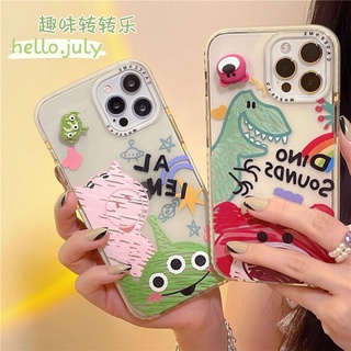 พร้อมส่งในไทย ⭐️ เคสโทรศัพท์ เคส เคสมือถือ เคส TPU เคสนิ่ม ตุ๊กตาหมุนตัวเขียว/ตุ๊กตาหมุนหมีชมพู