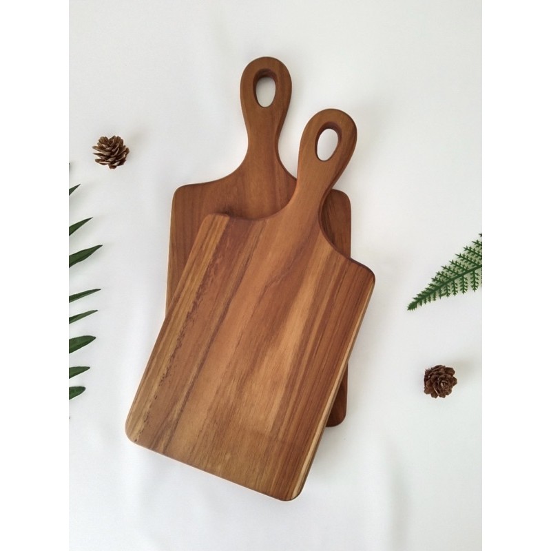 เขียงไม้สักแท้ Teakwood Cutting board (S)