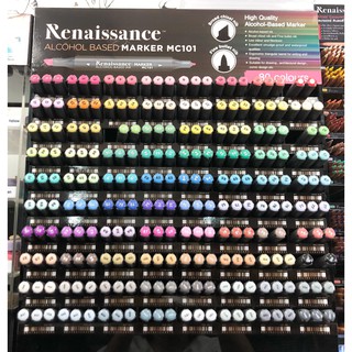 ปากกาMarker MC101 สองหัว ยี่ห้อ Renaissance 20 สี (สี 120-WG9)