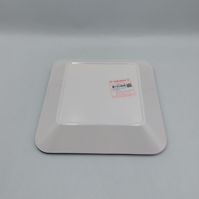 8นิ้ว จานสี่เหลี่ยม จานเมลามีนแท้ siam bestware มี2สี บรรจุ1ใบ - รูปที่ 3